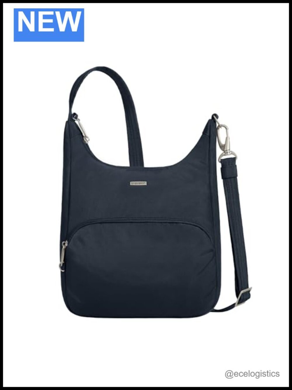 Anti-Theft Classic Essential Messenger Bag with RFID Locking Zippers